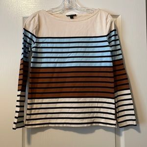 Jcrew cotton stripped top